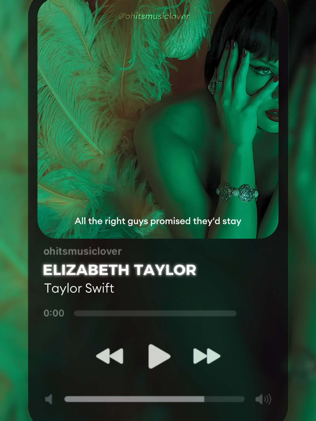Elizabeth Taylor - Taylor Swift #ohitsmusiclover #music #lyrics #fyp #taylorswift #thelifeofashowgirl #elizabethtaylor #usuk