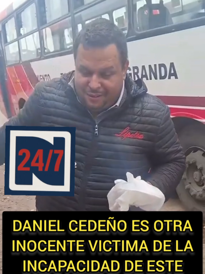 INCAPACIDAD TAMBIEN ES COMPLICIDAD  Daniel Cedeño Alfonso chófer de la empresa LIPETSA es la nueva víctima de este gobierno incapaz e indolente . #lima #Viral #marchas #violencia #tiktokviral 