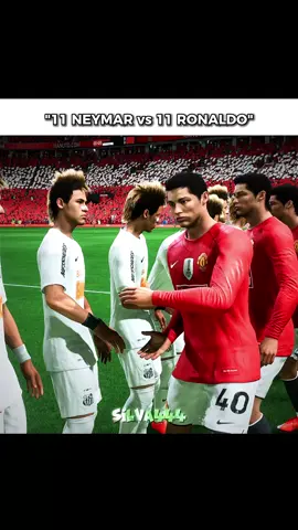 11 Neymar vs 11 Cr7 Prime🔥👀 #football #Cr7 #fc26 #neymar #funny 