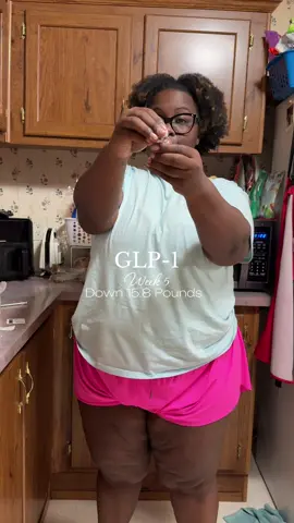 This week was a loss of another pound. Down 15.8 in 5 weeks.  #trizepatide #glp1 #glp1community #ivyaffiliate #ivypartner 