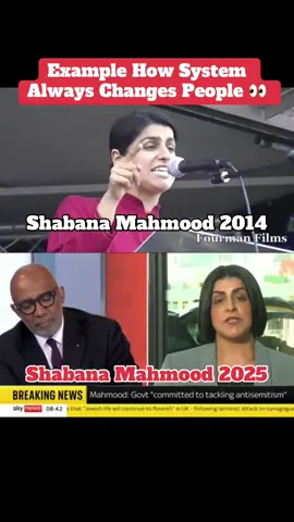 Another example of how the system changes people as they climb the greasy pole... #creatorsearchinsight #foryoupage #shabanamahmood #fypviralシ #muslims 