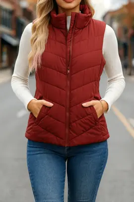 Dokotoo Puffer Vest Women #tiktokshopcreatorpicks #tiktokshopfalldealsforyou 