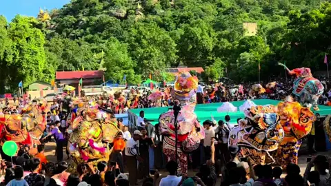 ရိုးရာဆင်ပွဲတော်  #ကျောက်ဆည်ဆင်ပွဲ #ဆင်အက 