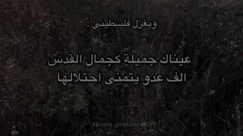 وبغزل فلسطيني:  #عبارات_جميلة #اقتباسات #حب #fypyoupage #غزل 