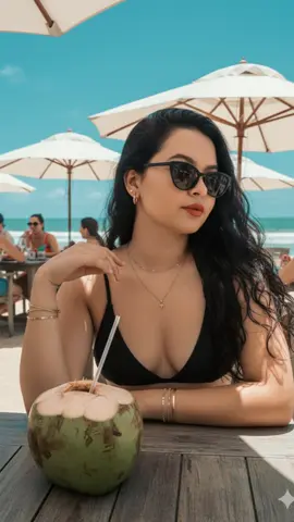 Hoje o dia pede sol e mar. #gemini #trend #prompt #ensaiofotografico #CapCut 