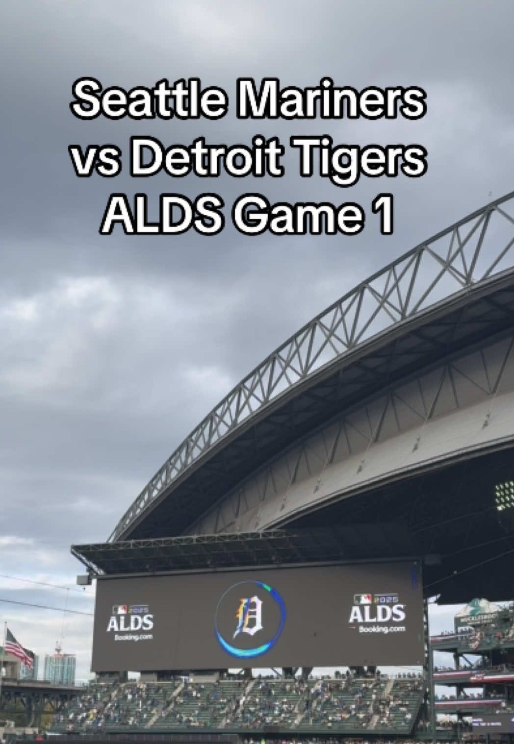 Although the outcome was not my fav, it was a great time 🔱. #mariners #seattle #seattlemariners #detroittigers #MLB