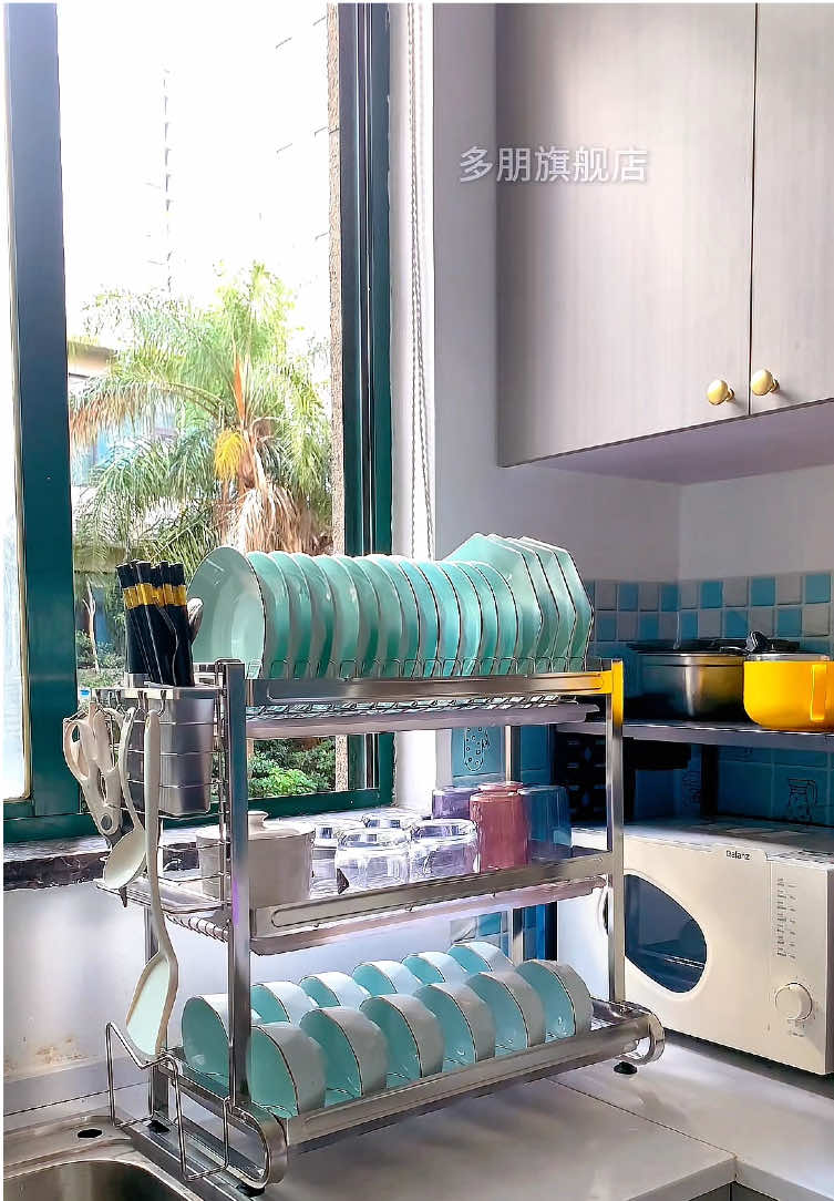 Phần 181 | Kệ inox chống gỉ – bền đẹp, chịu lực cực tốt, dùng mãi vẫn như mới #keupchendia #giadungtienich 