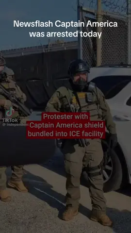 Captain America arrested today#fyi #captainamerica #avengers#ice #news 