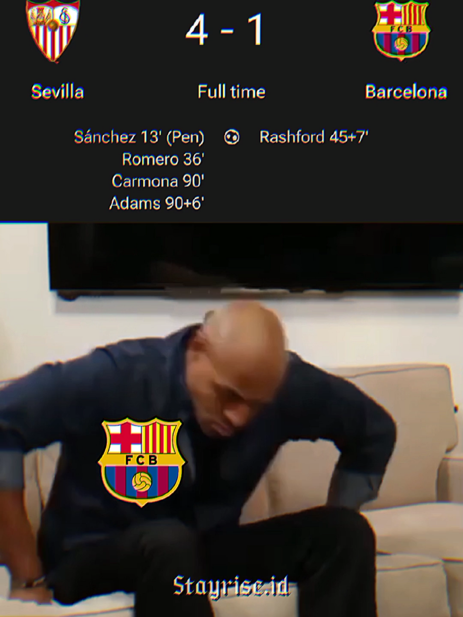 Katanya napsu kalau liat musuh pakai jersey putih cul 🤭😂 #barcelona #sevilla #realmadrid #meme #fyp 