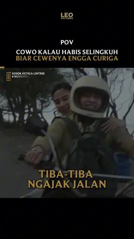 Awalnya mesra-mesraan, ujungnya malah pilih selingkuhan🫵🏼🤬 Film Sosok Ketiga Lintrik tayang 6 November 2025 di bioskop. #SosokKetigaLintrik #FilmSosokKetigaLintrik #LeoPictures #Pelet #TikTokTainment 