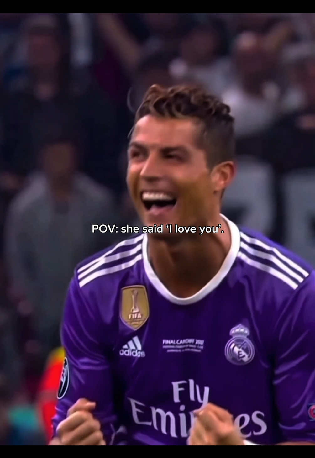 She is just 😍 #ronaldo #Love #her #repost #fyp  @vita.tt 