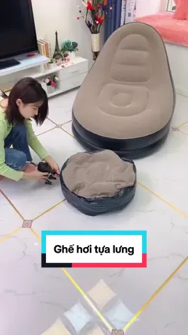 Ghế tựa hơi sofa nằm cực thích cực thoải mái cho gia đình mình ne 😍 #ghesofahoi #ghetuahoi #ghehoi #ghehoitualung #dogiadung 