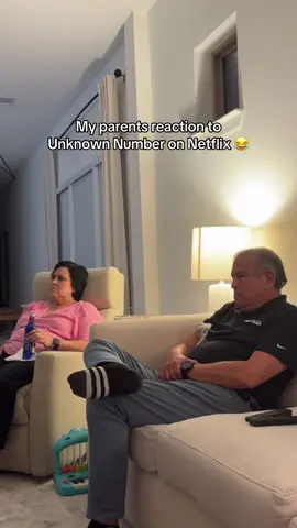 I finally had the opportunity to make my parents watch Unknow Number on Netflix 💀😂😂 #fyp #dallastx #netflix #trending #foryoupage  