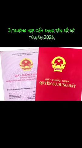 Từ năm 2026 3 trường hợp này sẽ bị cấm sang tên sổ đỏ👉 #ngocbichbđs #datnenthanhhoa #datnen #datnenvungven #btcgroup 