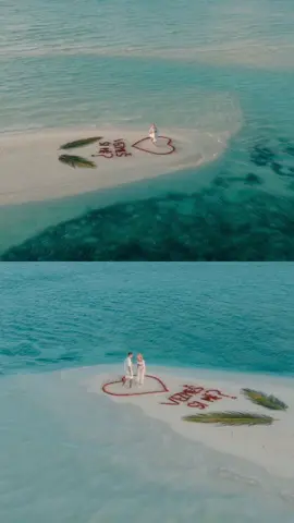 To infinity and beyond, a million times yes. The most beautiful moment in the world, with the best man — the most magical moment ever.💗 #engagement #maldives #marriageproposal #alwaysandforver #loveofmylife 