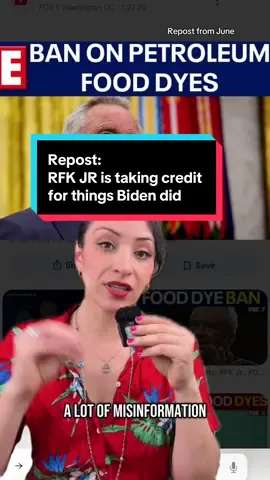 Repost from June - RFK Jr is taking credit for things that Biden administration did… 🤪🤦🏻‍♀️🤦🏻‍♀️🤦🏻‍♀️ ##maha##rfkjr##misinformation