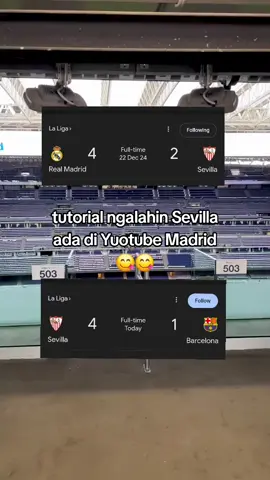 di kasih paham sama Sevilla wak #realmadrid #halamadrid 