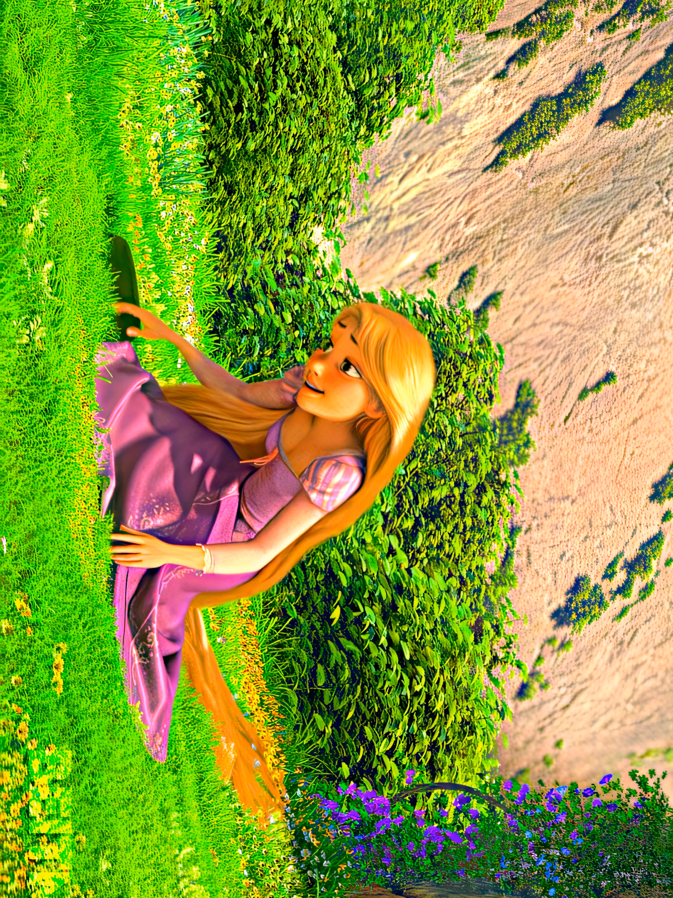 The beauty of Rapunzel #rapunzel #rapunzeledit #tangled #cartoon #edit #aesthetic #aesthetics #fyp #goviral #120fps #4k #disney