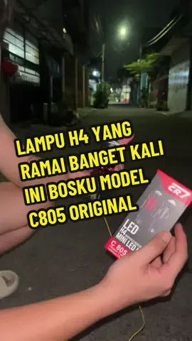 Lampu yang tiba tiba ramai banget socket h4 Cahya Biled c805 cr7 #lampuh4 #lampumotor #cahayabiled #biledmini #promoseruweekend 