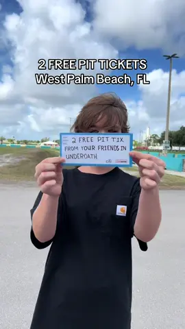 See you in the pit GOOD LUCK #ticketgiveaway #riseoftheroach #underoath 