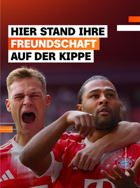 Die beiden sind doch einfach ein Herz und eine Seele 🫶 @fcbayern #dasaktuellesportstudio #sportstudio #SGEFCB #bayernmünchen #fussball #trauzeuge #sport #zdf #zdfsportstudio #sergegnabry #joshuakimmich