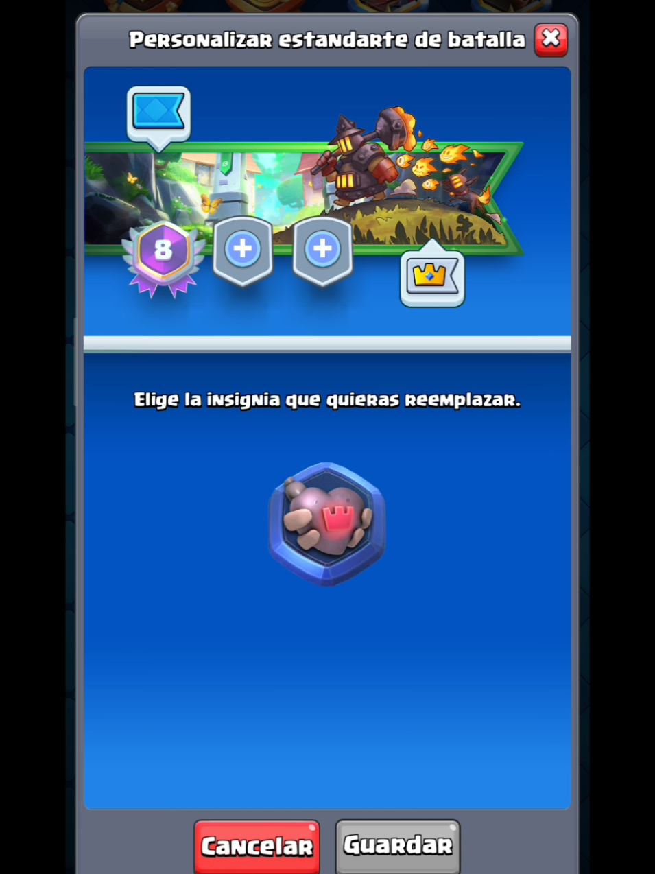 NUEVA INSIGNIA EN CLASH ROYALE  Formo parte del programa de creadores de Supercell  #SupercellCreator #clashroyale #supercell #clash #gaming 