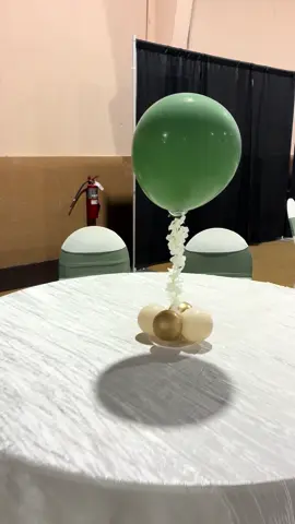 Hay muchos clientes que aun piden este tipo de centro de mesa. Te recomiendo estas bases para que soporten bien el globo y no se te caigan. 