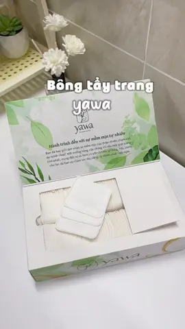 Bông tẩy trang xịn sò mà có hộp bảo quản sạch sẽ tiện lợi lắm luôn #bongtaytrang #taytrang #skincare #cottonpads #xuhuong 