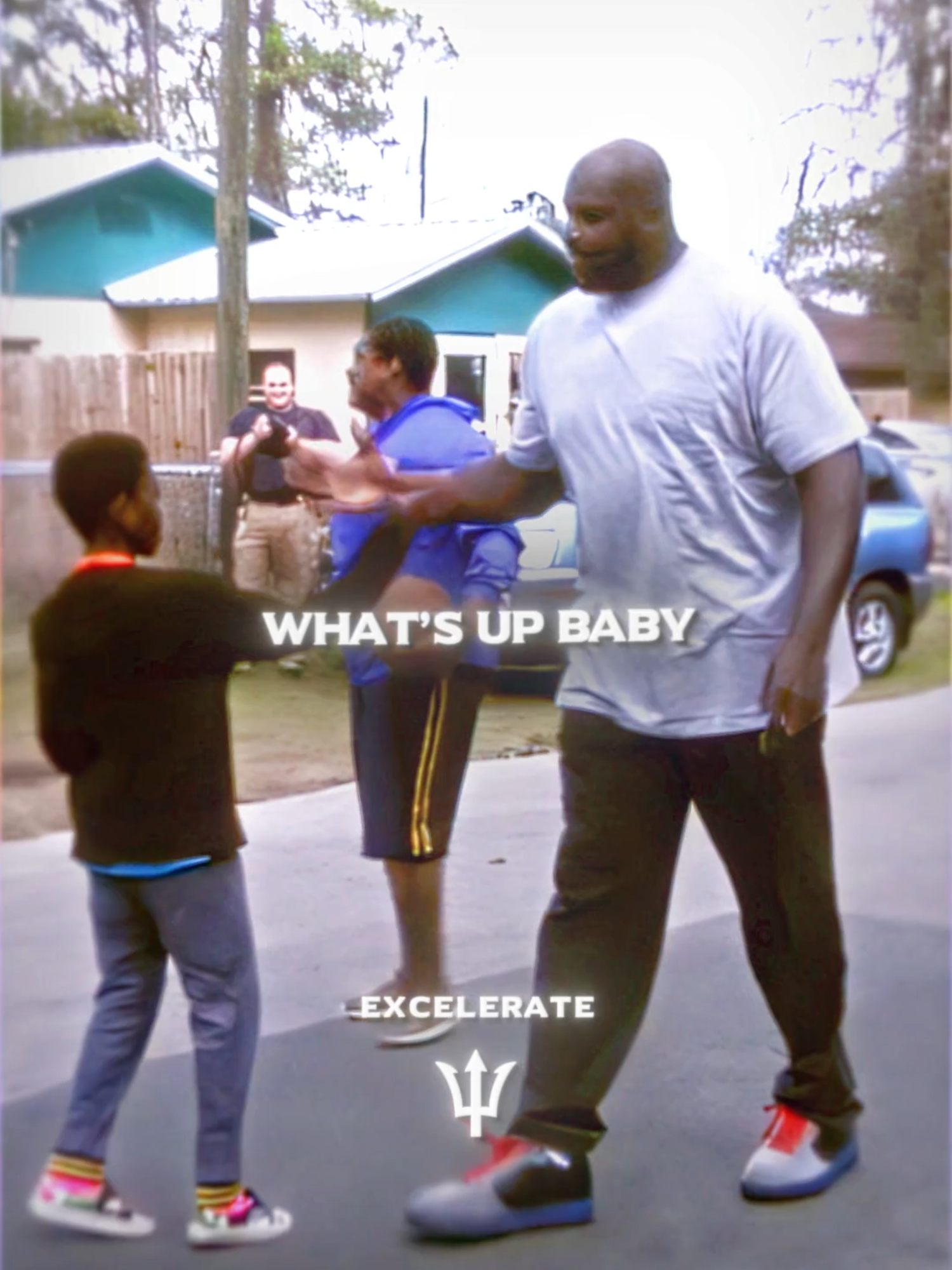Shaq Surprises Kids Playing Basketball On The Street…🥹🏀#shaq #basketball #wholesome #motivation