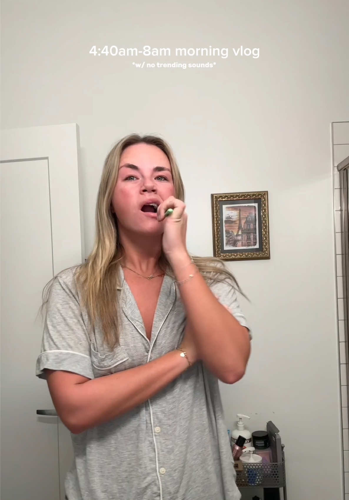 from Thursday 🫣 better late than never but love this form of vlog style! #5to9before9to5 #morningroutine #asmrmorningroutine @LaRochePosayUS @byoma @POND’S @loréal paris usa @Rare Beauty @Sol de Janeiro Inc @CRZ YOGA 