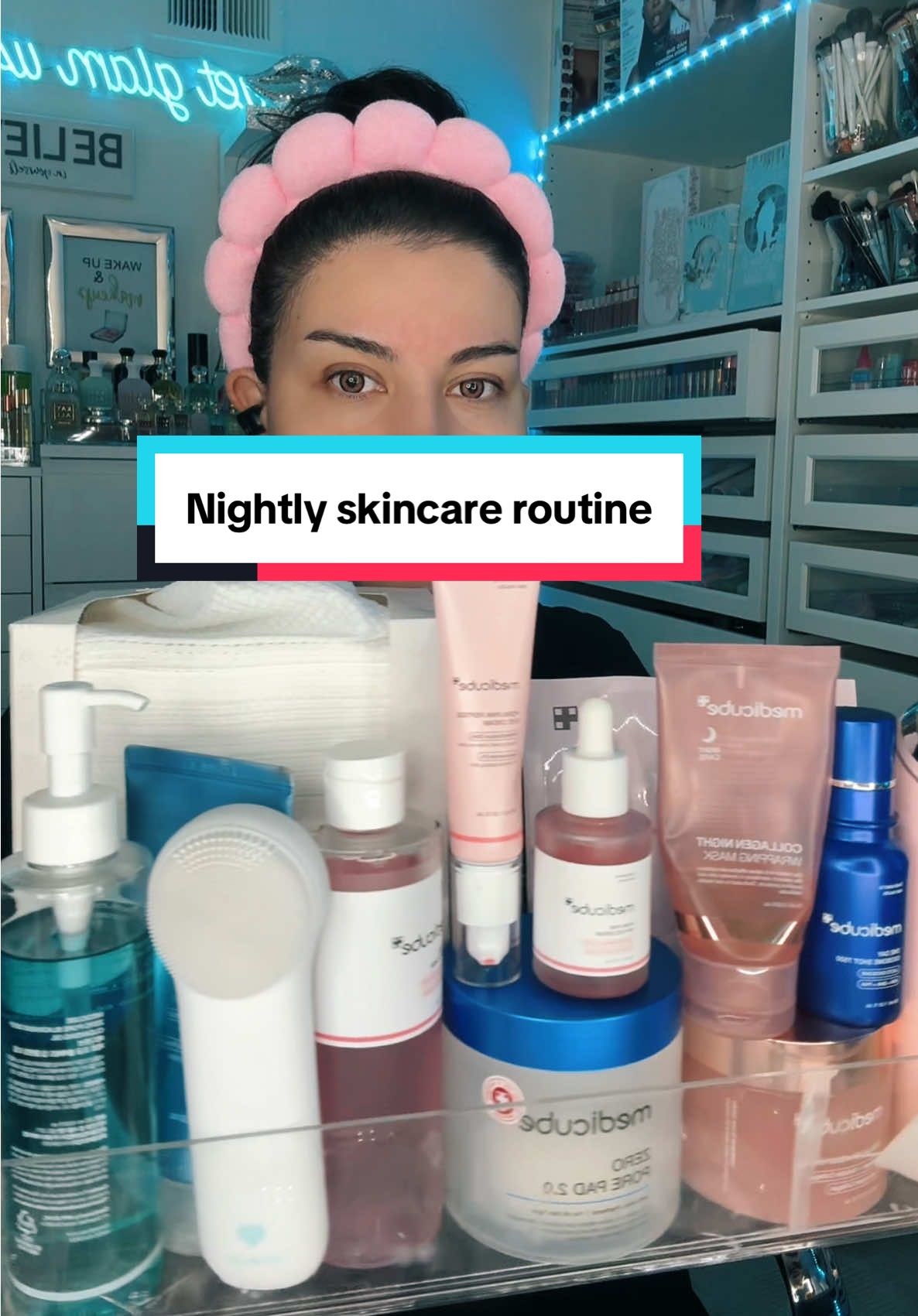 Nightly skincare routine,using my favorites 💞🫶💞 @@rikilovesriki @@medicube global @@medicube US Store