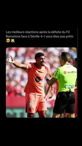 Fallait pas ce moquer du real pour perdre aprés 4-1 😹 #barcelone #seville #lewandoski #laliga #barca 