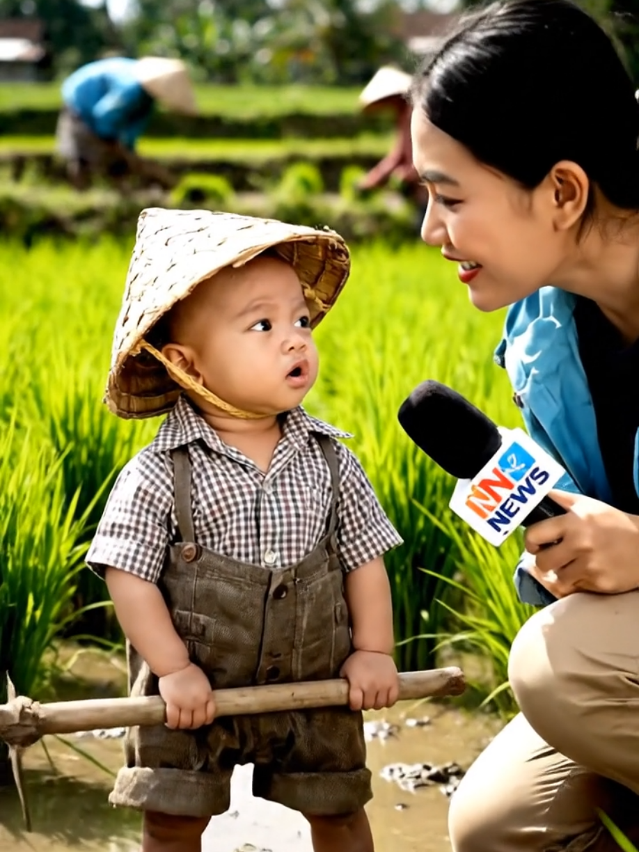 bayi ke sawah  #BocahLucu #bayingomong #bayitiktok #fyppppppppppppppppppppppp #KontenLucu 