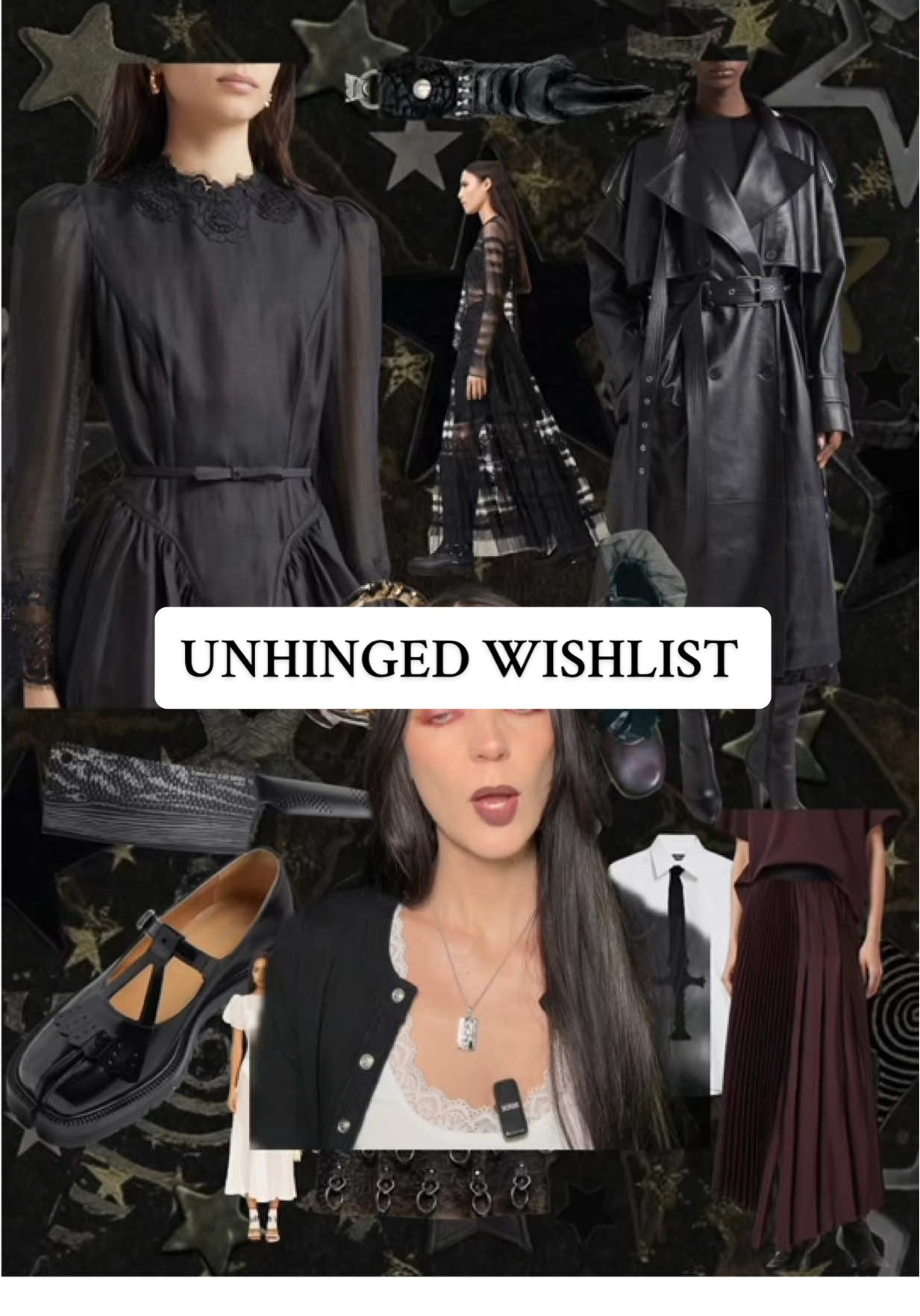 welcome to unhinged wishlist! the weird cousin to @Thewolfinlace Covet List #wishlist #avantgardefashion #gothfashion #mywishlist #shoppinghaul 
