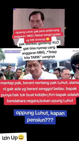 lanjut pak Menkeu, sekrg bapak punya hak tuk buat kebijakan atas MBG, Krn bapak bendahara negara #menkeu #purbaya #trending #luhutpanjaitan #mbg @mars68hshs @Jailani @Abed Nego @kamu nanyak @Prabowo Subianto @gerindra 