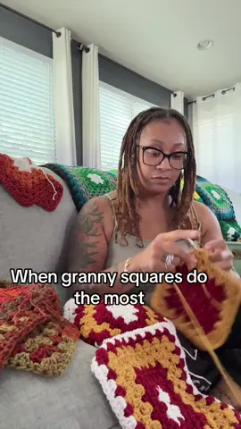 They take FOREVER but I will granny stitch to death#crochet #crochetersoftiktok #crocheting #crochettiktok #crochetaddiction 