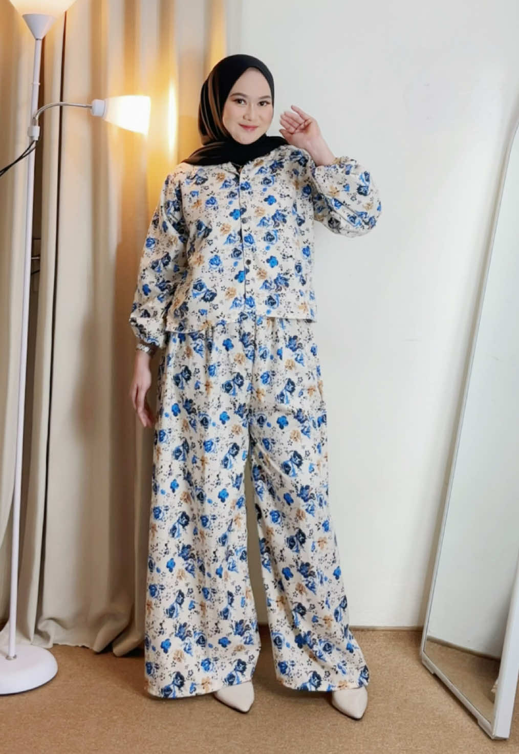 Sampai Ld 110 bb gemoy aman pake oneset croptop ini, celana highwaist bikin jenjang🥰  #croptop #oneset #outfitideas #fyp #oversize 