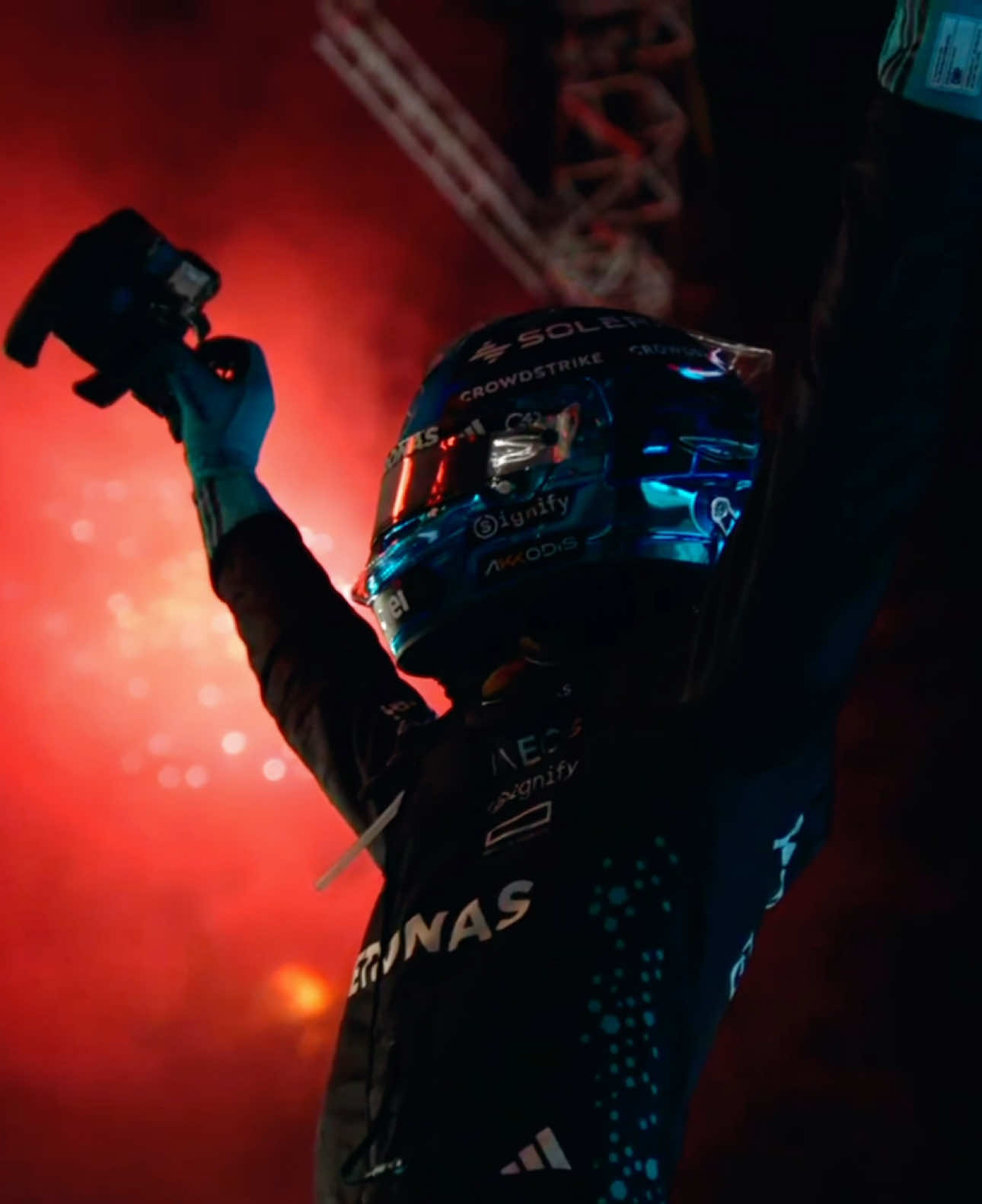 Let it all work out… | George Russell wins in singapore!!!  | #georgerussell #formula1 #f1tiktok #mercedesf1 #f1edit 