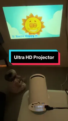 RaeLee’s favorite way to watch Ms Rachel!  #projector #fyp #easytouse #greatquality #msrachel 