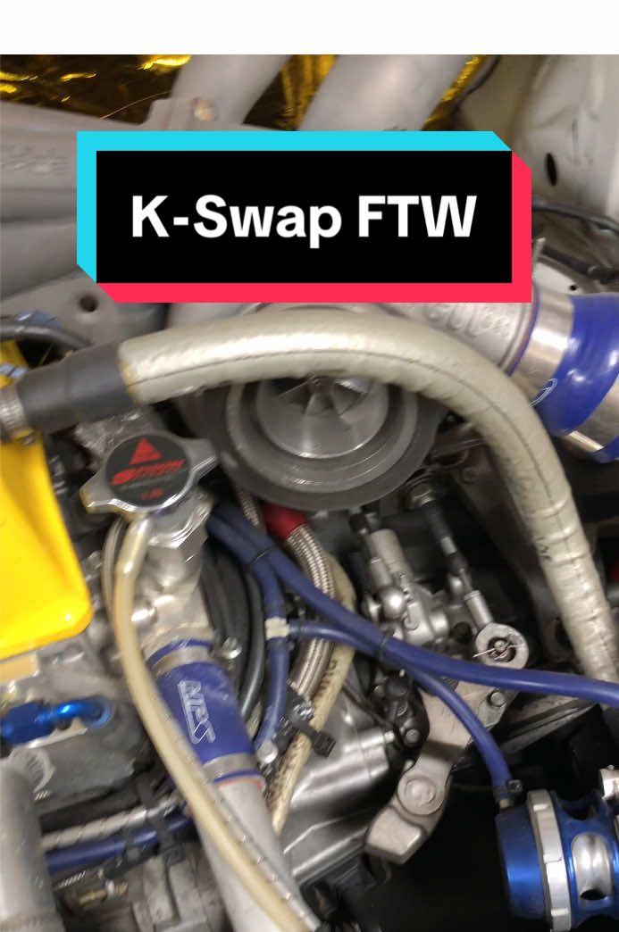 That BOV tho.  K Swap the world. #k20 #k24 #kswap #turbo #honda 