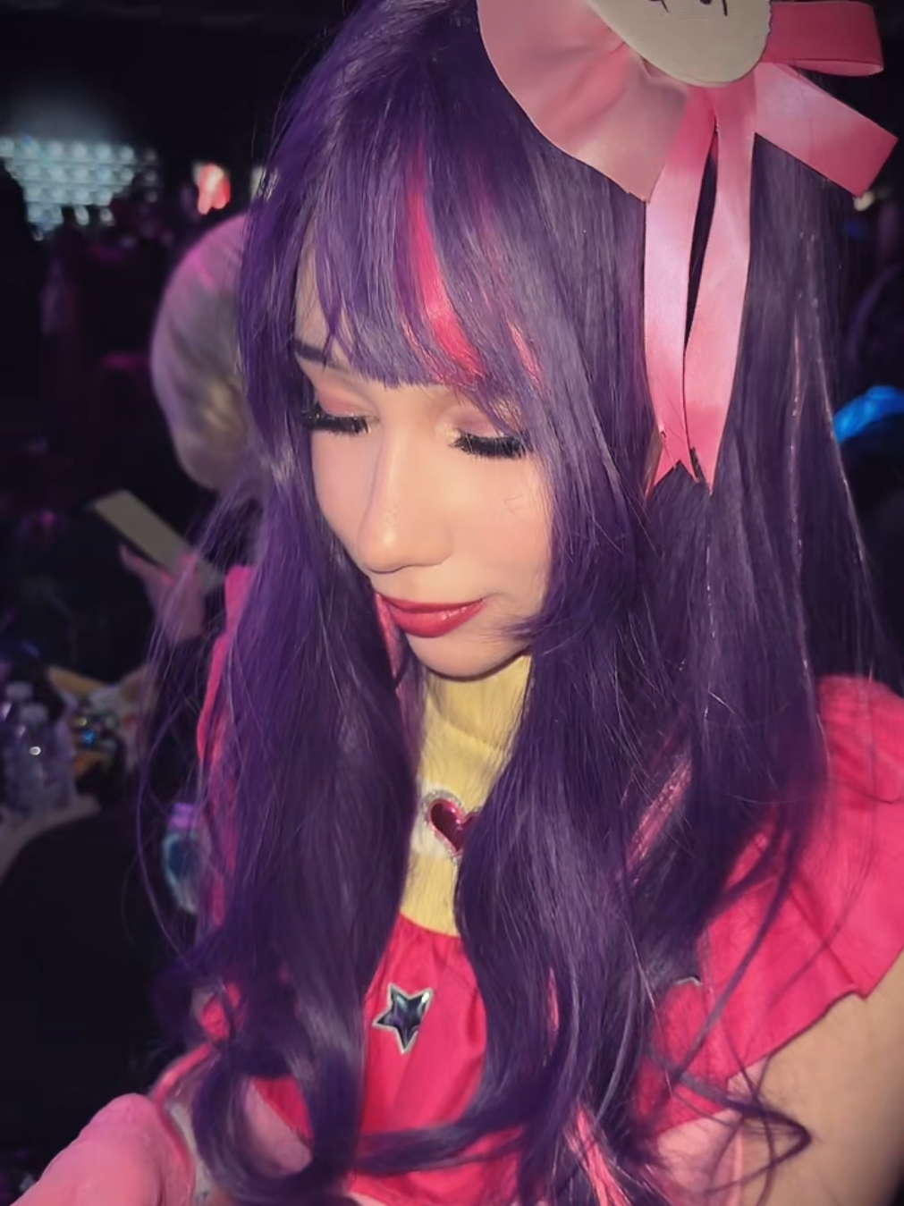 WHAT HAPPENED!?!?🥀  #aihoshino #oshinoko #cosplay #idol #animeS 