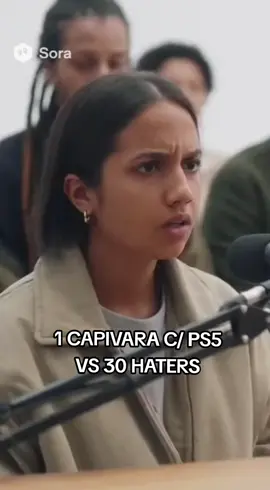 1 capivara com PS5 X 30 Haters #capivara #sora2 #sora #chatgpt #inteligênciaartificial  meme capivara ps5 prompt  sora ia veo 3 gemini 30 X 1