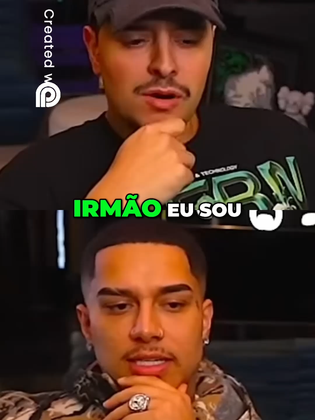 Olha só o que o corin ga falou sobre o clipe Artista genérico do Veigh! #coringa #veigh #cortes #live