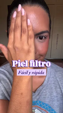 Cómo crear una piel tipo filtro para cualquier maquillaje 💄. Bellezas, esta técnica está creada para que te maquilles rápido y fácil y el acabado sea bellísimo ❤️.  #makeuptutorial #tutorialmaquillaje #maquillajefacil #beautyhacks #beautyhack 
