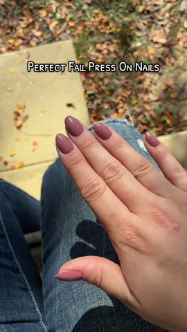 Perfect fall press on nails!  @Glamnetic “Fall Mauve”  #glamnetic #glamneticnails #fallnails #halloweennails #glamneticfallmauve 
