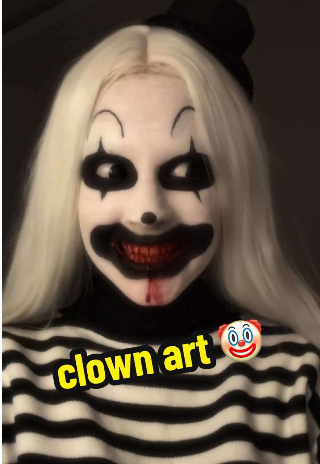 Подпишись что-бы не пропустить ❤️🥹 #halloween2025 #clownart #halloweenmakeup #fyypppppppppppppppppp #fakesituation⚠️ 