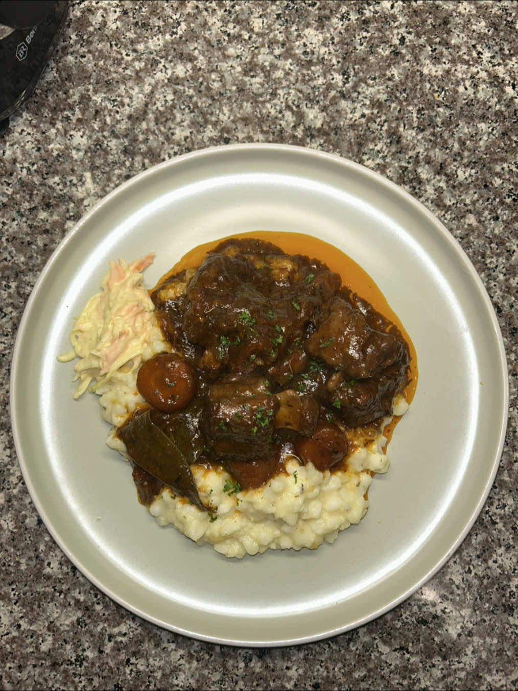 Sunday Meal 👨🏽‍🍳  Oxtail & Creamy Samp😋 #DinnerIdeas #sundaymeal  #FoodLover #munchies  #fyp  @Robertsons Herbs & Spices 