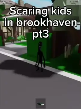 Scaring kids in brookhaven pt3 #roblox #brookhaven #funny #scary#fyp