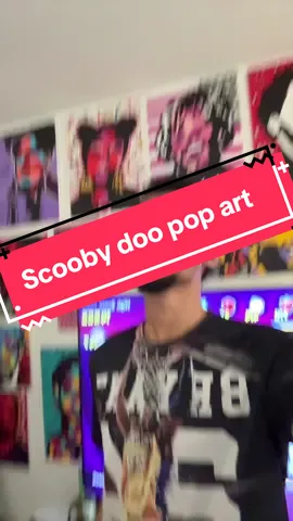 Scooby doo pop art painting. Who’s next? #scooby #scoobydoo #popart #popartpainting #canvaspainting 