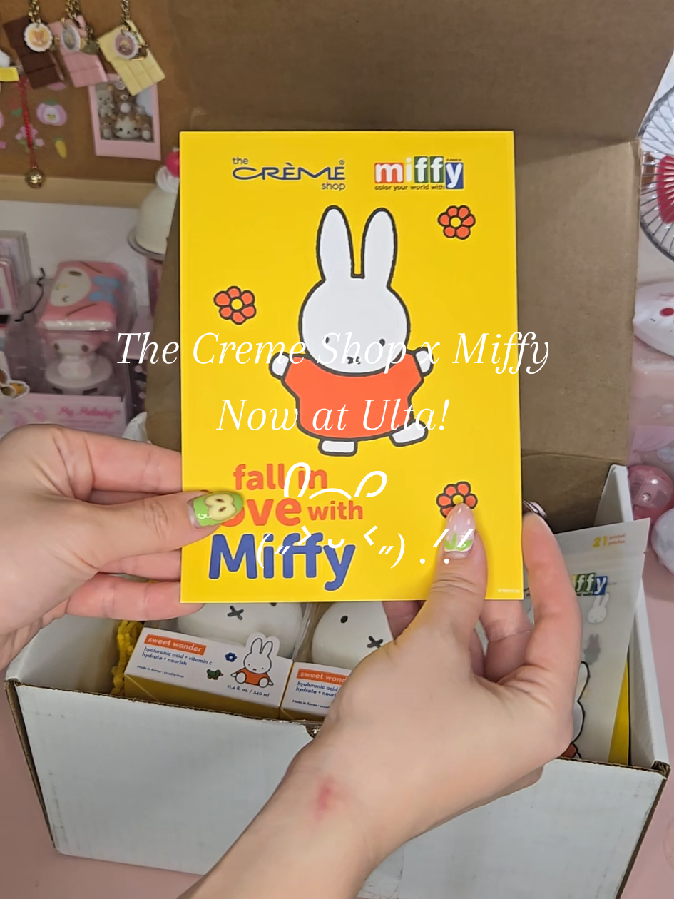 Unbox with me Miffy merch from @the crème shop + @Ulta Beauty + @miffypr  (*･ω･) Gifted~ ♡  #miffy #thecremeshop #ultabeauty #miffyhaul #prbox 